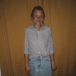 stripped dress shirt